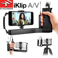 IK Multimedia Debuts iKlip A/V – Smartphone Audio / Video Broadcaster Rig